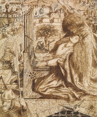 Design per Moxons Tennyson da Dante Gabriel Charles Rossetti